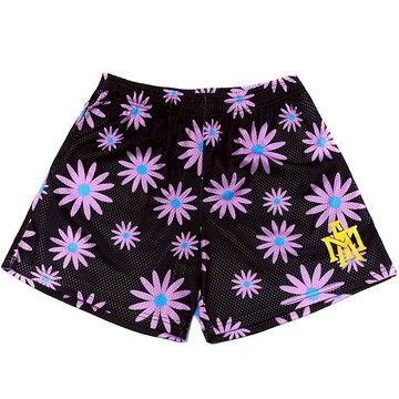 MTA M26SBS1 MUM MESH SHORTS 菊花網布 短褲 (黑色)