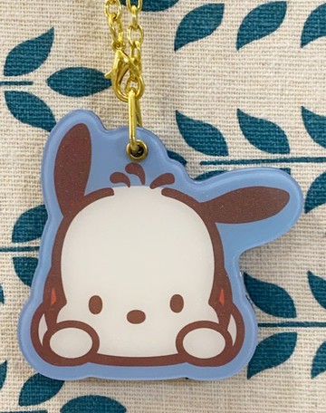 【震撼精品百貨】Pochacco 帕帢狗~三麗鷗帕帢狗~鎖圈附滑鏡*11885