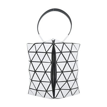 ISSEY MIYAKE 三宅一生 BAOBAO TORSO 霧面手提桶包-淺灰