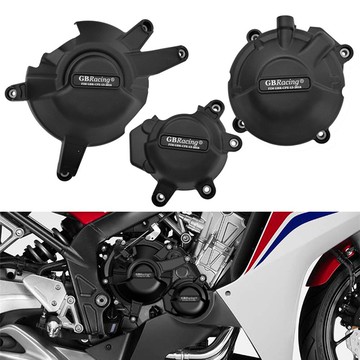 發動機邊蓋保護殼適用HONDA CBR650F CBR650R CB650F CB650R 引擎防護塊 GBRacing