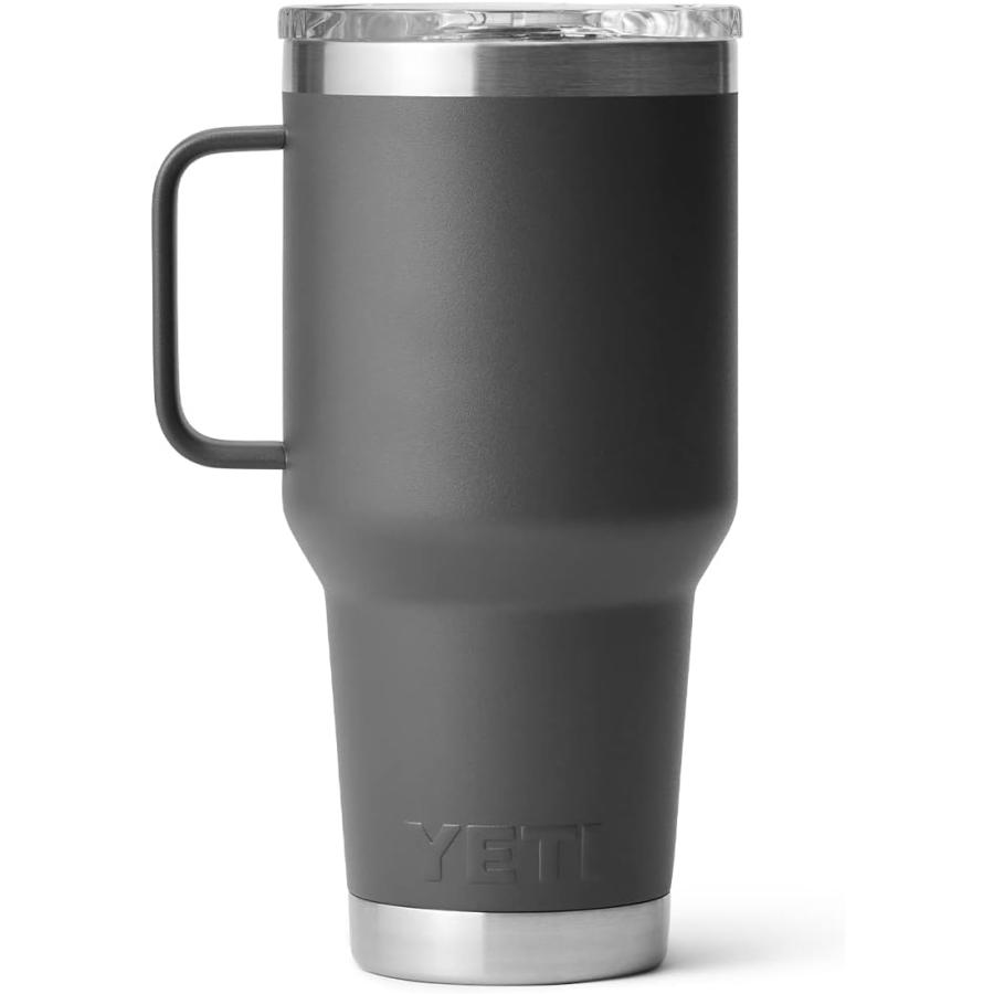 YETI Rambler 30 oz Travel Mug  Stainless Steel  Vacuum Insulated with Stronghold Lid  Charcoal　並行輸入品