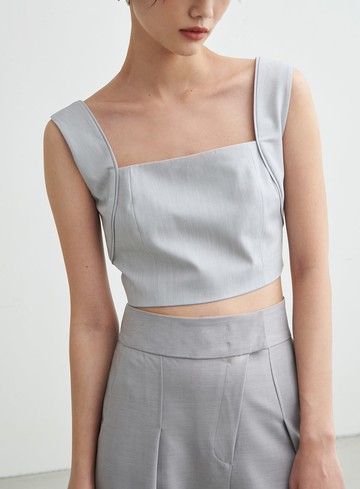 短版抹胸小背心