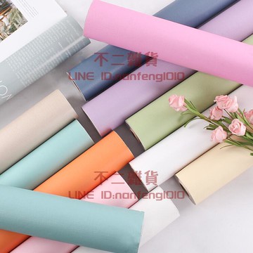 壁紙自粘防水防潮純色學生宿舍翻新加厚墻壁紙臥室溫馨自粘墻紙【不二雜貨】