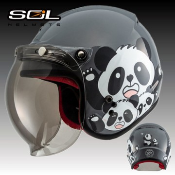 【SOL 】SO-9K 最高安全規格兒童安全帽 │全新彩繪│機車│內襯│鏡片│半罩│開放式安全帽│GOGORO