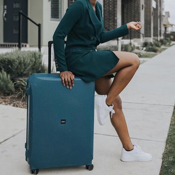 【輸碼享9折】VOJA 30吋 PP框架扣鎖行李箱 八色 象牙白