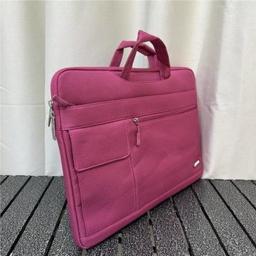 時尚手提防摔休閑商務筆記本14電腦單肩斜挎包小眾輕便手提電腦包