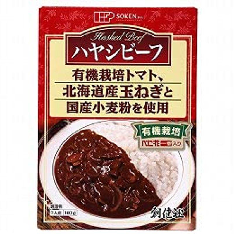 創健社 ハヤシビーフ (レトルト) 180g x4個セット