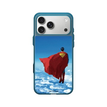 iPhone 17 Pro Max Clear (相機按鈕) 夜幕藍 - Superman - Superman-蒼穹之上