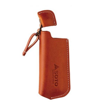 SOTO 伸縮點火器 4.5 x 1.7 x 10.5cm 駝色皮套 15g  ST-4801CA  1個