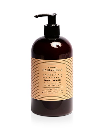 Jaboneria Marianella Moroccan Fig & Bergamot Body Wash 16 oz.