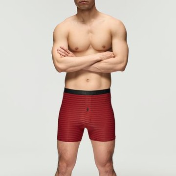 Mr.DADADO-黑標系列-SELF CARE M-3L寬鬆中腰四角男內褲(好運紅)GK9266RD