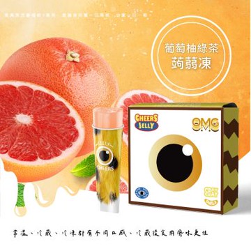 【Cheers Jelly舉杯蒟蒻】舉杯低卡蒟蒻凍-葡萄柚綠茶 396g