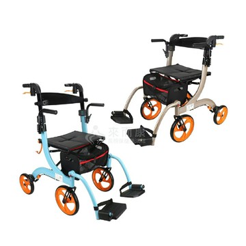 來而康 富士康 機械式助行器(未滅菌) FZK-3105 輪椅助步車 多功能 兩用 四輪車 帶輪型助步車補助 FZK3105