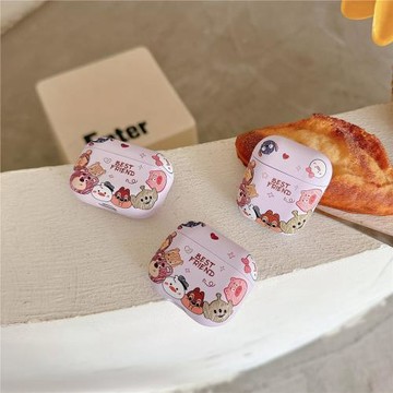 適用AirPods1/2/3/4蘋果耳機套AirPods Pro2卡通無線藍牙保護殼