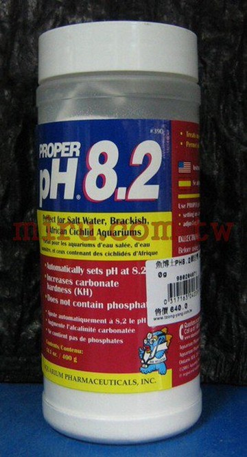 【西高地水族坊】美國魚博士API PH8.2鎖定劑(200g)