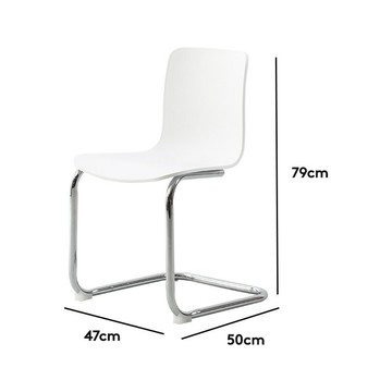 家用加厚塑料餐椅 餐桌休閑吃飯椅子 網紅現代簡約餐廳商用凳子靠背G9/19
