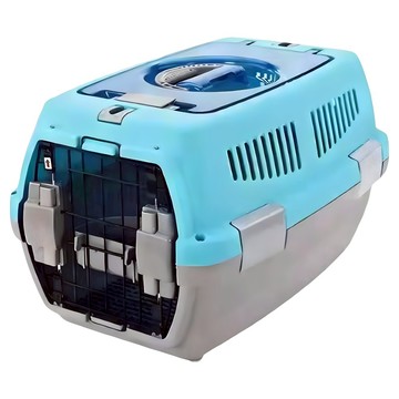 高精寵物 外出籠 天窗款  藍色  48 x 32 x 29.5cm  1個