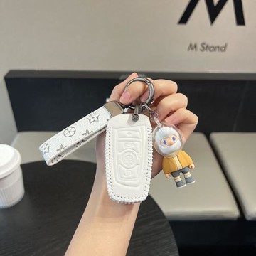 適用寶馬X5鑰匙套320li老X3三系325li五系530li包525li女X1X2真皮