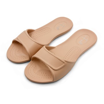 【iFoot】韓風軟底防滑居家拖鞋-奶橘 FA06