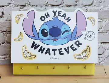 Disney 迪士尼 多用掛勾收納盒  史迪奇  1個