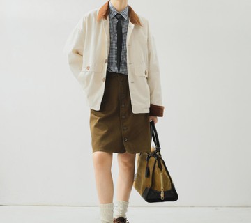 【棉胚色絎】美式復古/巴恩風工裝外套
