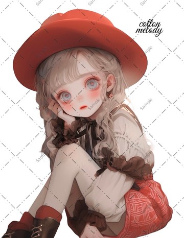 原廠貼紙 no.431 人物貼紙 原創貼紙 人物貼紙 少女貼紙 原創人物貼紙