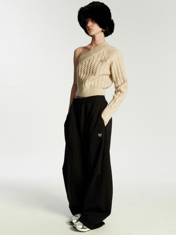 Wing logo Parachute jersey pants black