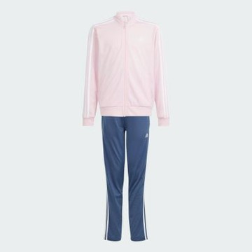 【adidas 愛迪達】 ESSENTIALS 3-STRIPES 運動套裝 長袖/長褲 童裝 IS2637