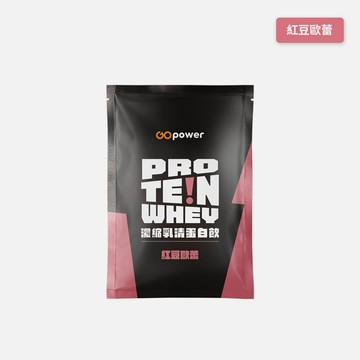 濃縮乳清蛋白【紅豆歐蕾】隨身包35克-果果能量