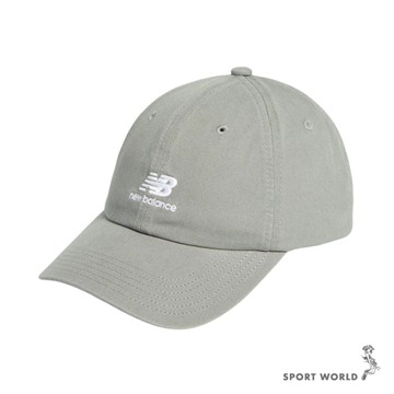 New Balance 帽子 老帽 棒球帽 刺繡 灰【運動世界】LAH53003SLA