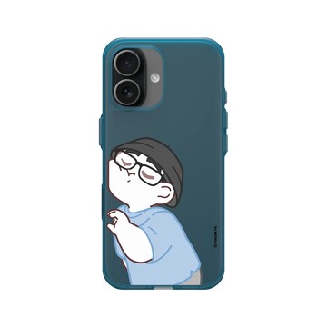 iPhone 17 Clear (相機按鈕) 夜幕藍 - 於是日常了 - 高調閃光彈－比心NIO