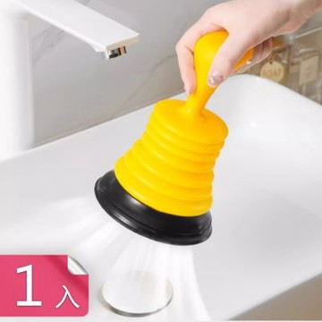 【荷生活】快速疏通順手省力排水管疏通器 加寬吸盤防滑手柄水槽通管器-1入組