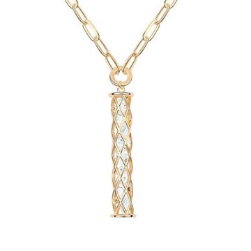 水晶項鍊 毛衣鍊-韓版時尚簡約百搭情人節生日禮物女飾品73gc148【獨家進口】【米蘭精品】