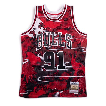 M&N G2二代 Swingman復古球衣 兔年特別款 公牛隊 97-98 #91 Dennis Rodman