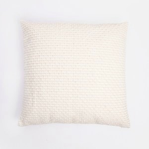 奧可利一片式裁剪緹花抱枕套50x50cm 白