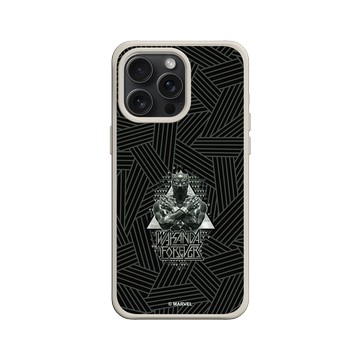 iPhone 15 Pro Max SolidX 貝殼灰 - 迪士尼-漫威 Marvel - 黑豹-Wakanda Forever
