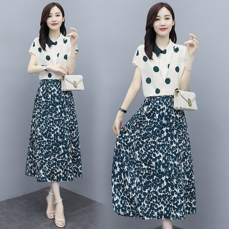 セットアップ レディース ブラウス 水玉 スカート 総柄 シフォン 花柄 体型カバー ロングスカート フォーマル 夏服 通勤 大人 おしゃれ 通販 Lineポイント最大0 5 Get Lineショッピング