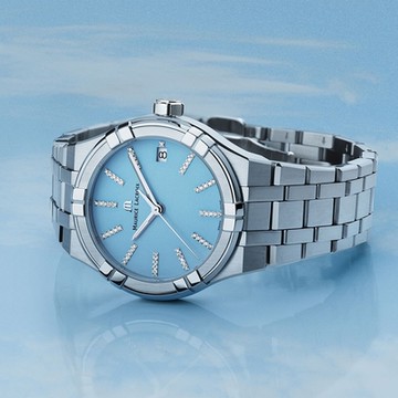 Maurice Lacroix 艾美錶 AIKON系列 夏日特別版日期鑽石女錶 新年開運 送禮推薦-35mm AI1106-SS002-450-1