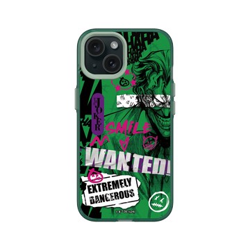 iPhone 15 Clear 憂墨綠 - Joker - 小丑通緝令