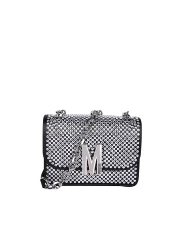 Moschino Rhinestone Black M Bag