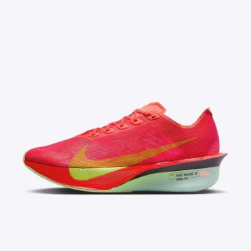 Nike ZoomX Vaporfly Next% 4 [HF6414-600] 男 競速跑鞋 輕量 回彈 碳板 螢紅