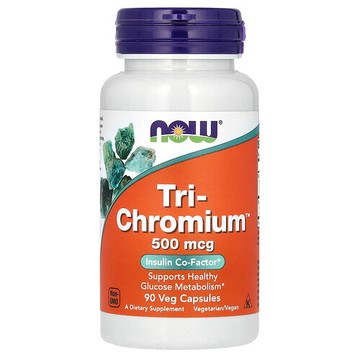 NOW Foods, Tri-Chromium，500微克，90植物膠囊