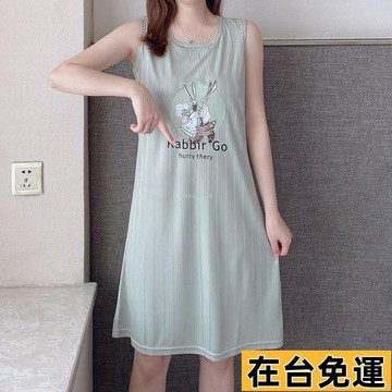 🔥台灣發出🔥 臺灣2024最新款 韓式風格 背心式 一件式睡裙 傢居服 睡衣 可愛睡衣 胸墊睡衣 性感睡衣 帶胸墊