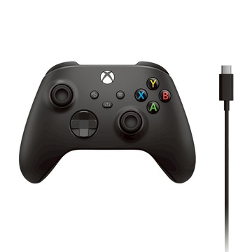 Microsoft 微軟 XBOX 無線控制器 + USB-C 纜線  1個  黑色