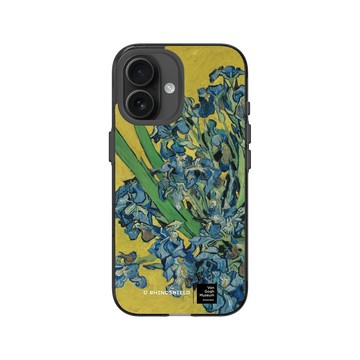 iPhone 16 Clear (相機按鈕) 酷墨灰 - Van Gogh Museum - 鳶尾花