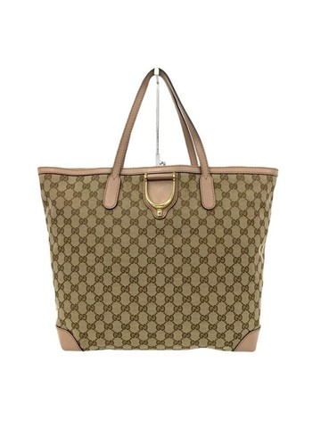 gucci 棕色 老花帆布托特包 手提包