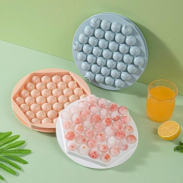 製冰模具🍦夏季必備圓形自制冰球冰塊模具帶蓋冰箱冰格球形神器食品級家用