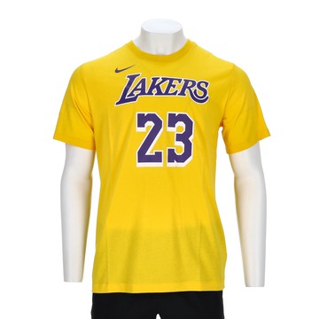 Nike Lal M Nk Es Nn Ss Tee 男款 黃色 NBA 湖人隊 T恤 短袖 DR6380-734