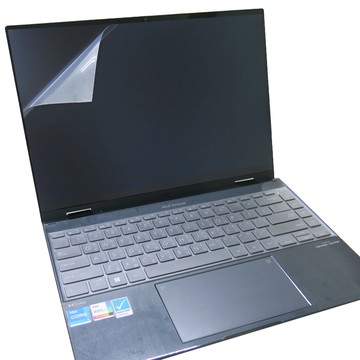 【Ezstick】ASUS ZenBook 14 Flip UP5401 靜電式筆電螢幕貼｜鏡面/霧面可選