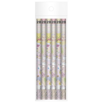 迪士尼 2B大六角鉛筆 1入組 可愛卡通造型 書寫滑順 六角防滑設計  Ufufy 多色  6支